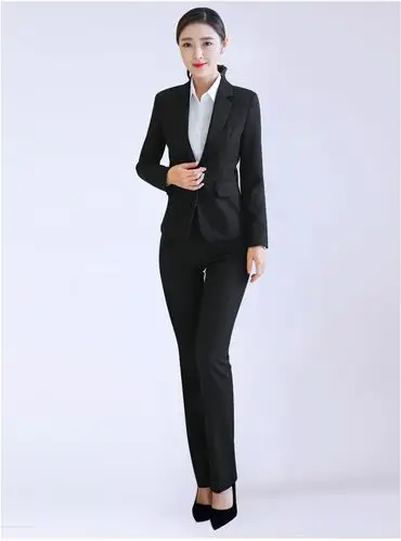 2017秋季新款正装裤女式西装裤直筒修身显瘦ol西裤女装长裤职业装.