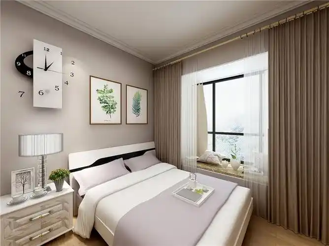 文苑楼现代简约二室一厅装修效果图