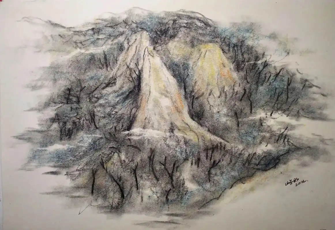 风景小画.随手#绘画 #抖出我的艺术 #艺术收藏 #艺术家  - 抖音