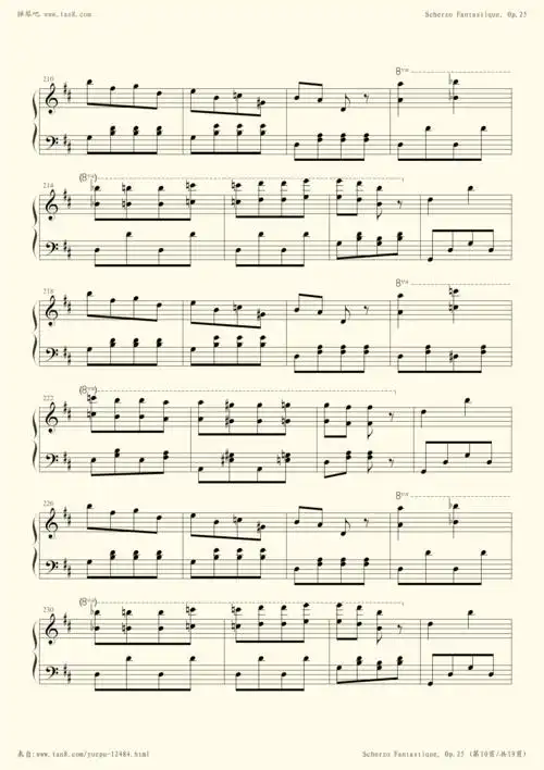 钢琴谱 - 小精灵