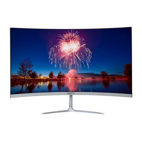 康佳kktv238英寸曲面显示器电脑显示屏便携电竞游戏液晶全面屏白k24qb