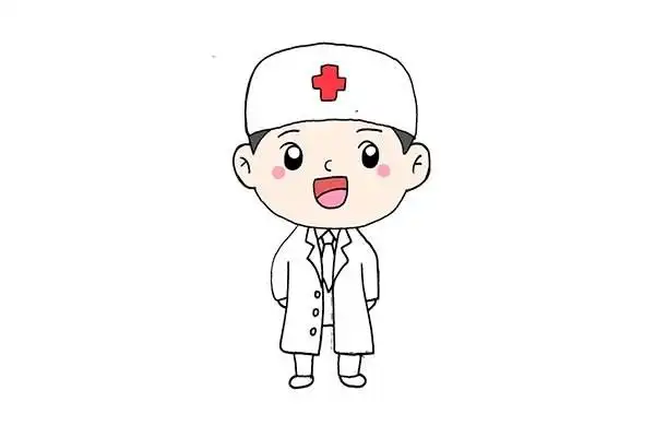 医生简笔画怎么画