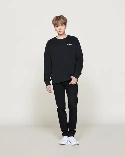 bts x fila 防弹少年团斐乐代言 闵玧其