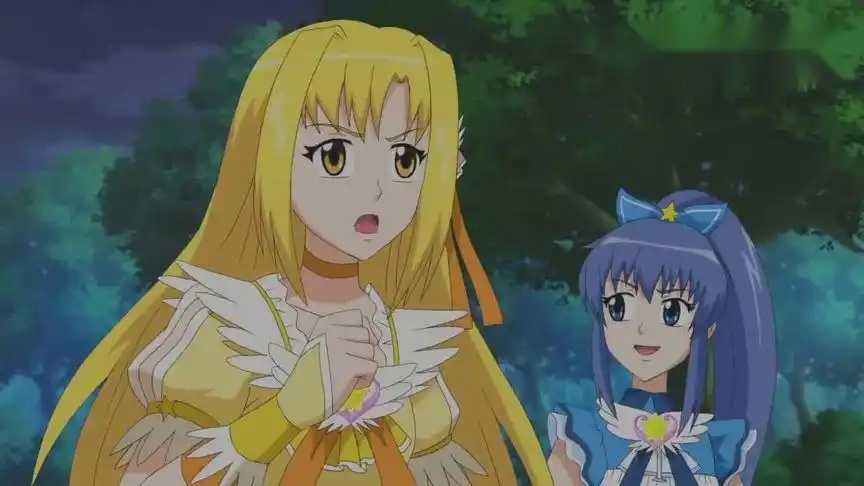 巴啦啦小魔仙-小蓝和游乐一起唱歌,听的美琪美雪贝贝落荒逃跑