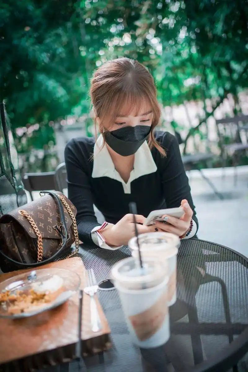 一个戴口罩的小姐姐.#美女写真