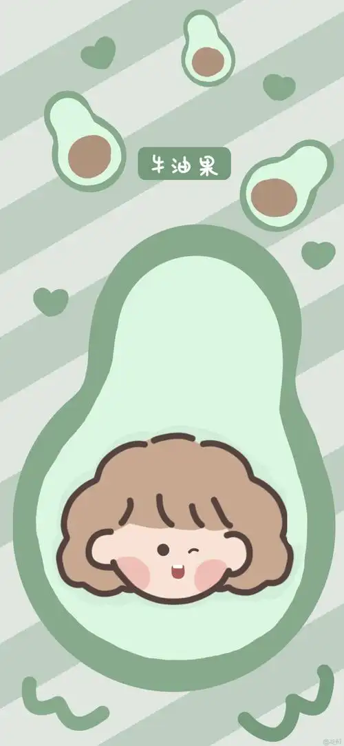 少女心壁纸 - 水果系列插画 素材 ins 韩系 可爱 简约 手绘 动漫 锁屏