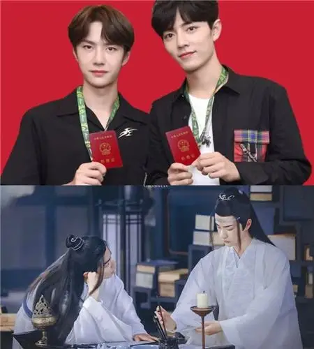 同是结婚照,扛住杨紫李现,扛住肖战王一搏,看到他们:全哭了