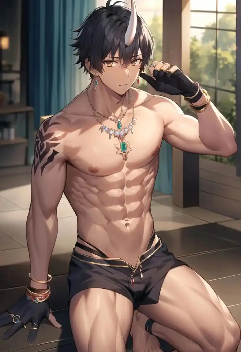 被太阳选中的男孩.#攻里攻气 #腹肌 #这谁顶得住啊 #to - 抖音