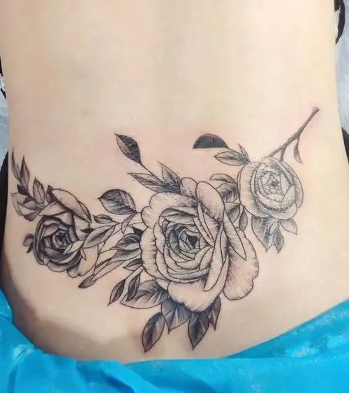 腰花_纹身图案手稿图片_jason的纹身作品集