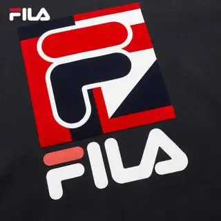 fila 斐乐官方 女子连帽卫衣 2020秋季新款基础印花运动休闲女装 传奇