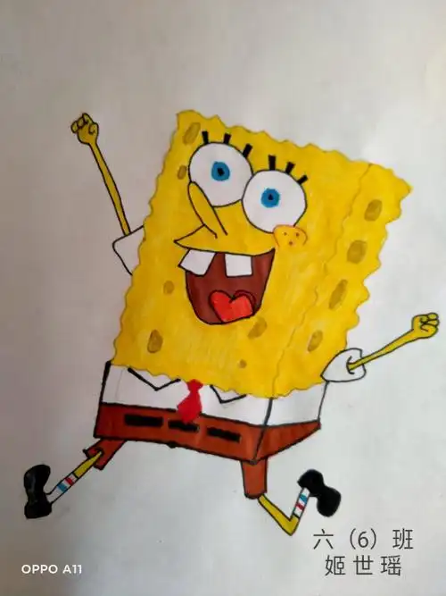 芳子校六年级学生美术作品集