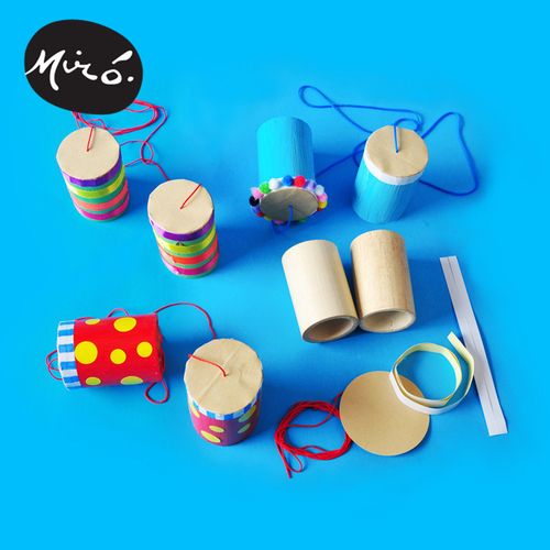 幼儿园木质传话玩具创意话筒传声筒竹质儿童包木质其他手工制作