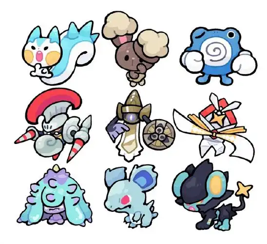 超可爱的q版宝可梦76(*0766`*)artist:s5501539408