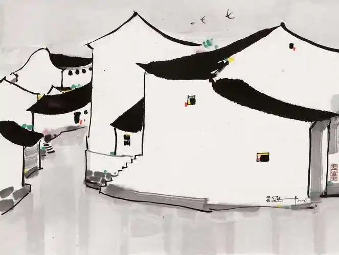 吴冠中作品赏析