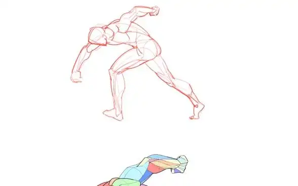 绘画练习~人体动态/肌肉结构/速写