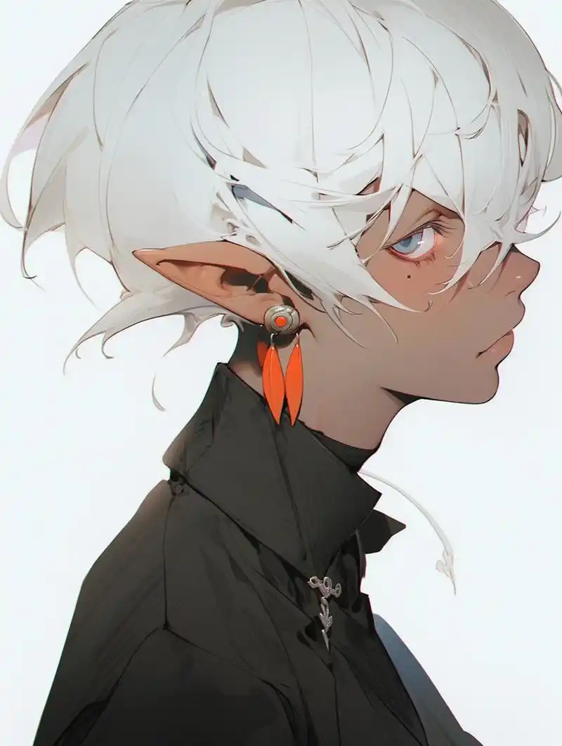 动漫头像|男生头像|狐系白毛 676767