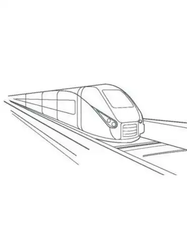 地铁简笔画图片交通工具简笔画图片