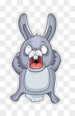 男人抓头疑问元素pngpsd手绘卡通气得跺脚的女孩表情包pngpsd卡通手绘