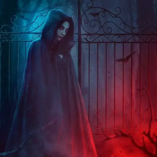 ps如何合成眼冒红光恐怖幽灵图片