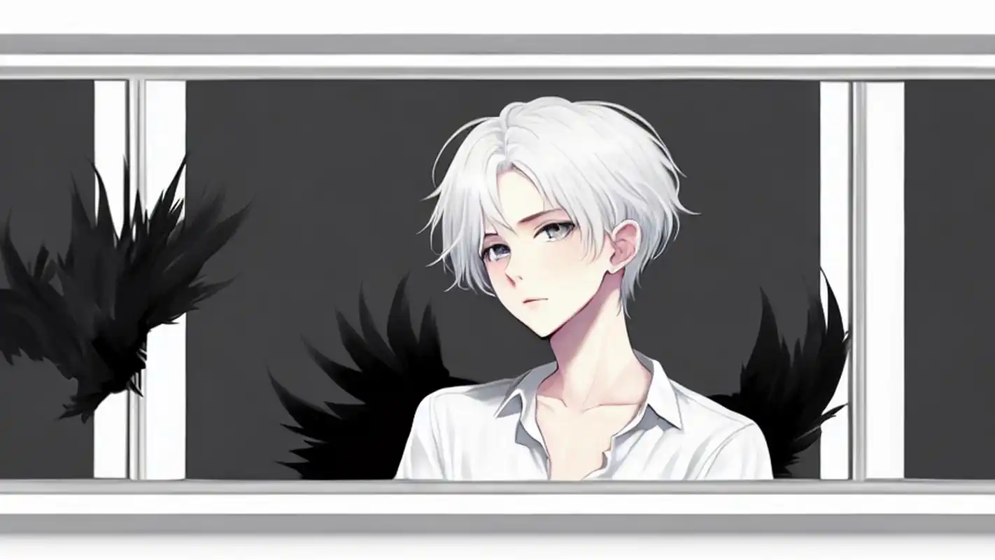 动漫少年,白发,cg感#我爱二次元# #二次元动漫# #二次元美图# #二次元