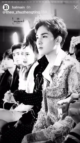 2019秋冬男装时尚大秀balmain官方ins里的朱正廷