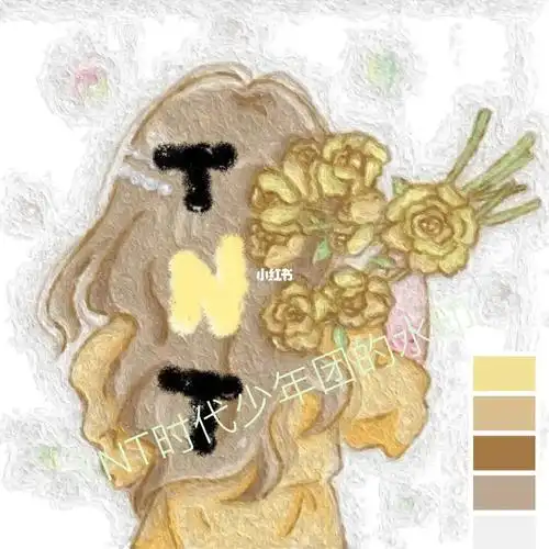 内图来源于@画画微甜#tnt时代少年团    #油画头像  #粉丝头像