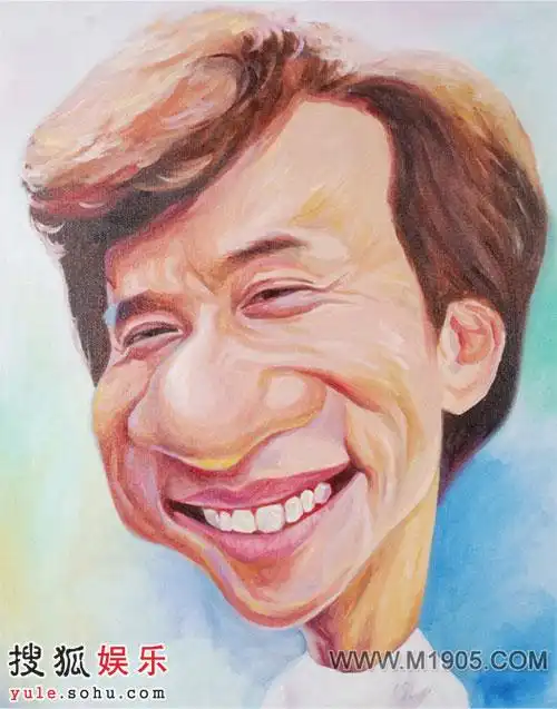 第十二届中国电影华表奖出席影人漫画 - 成龙