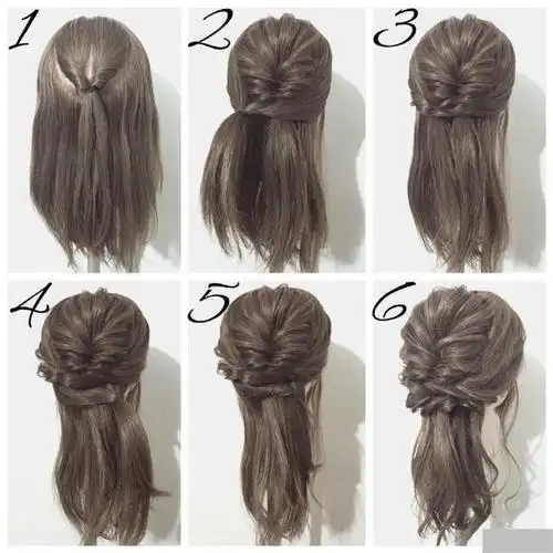 附编发手法,手残党都能会