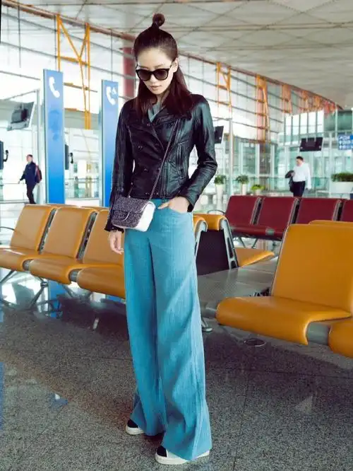 穿搭真的好爱阔腿裤呀嘻嘻好好看放到现在审美来看依然很绝#刘诗诗