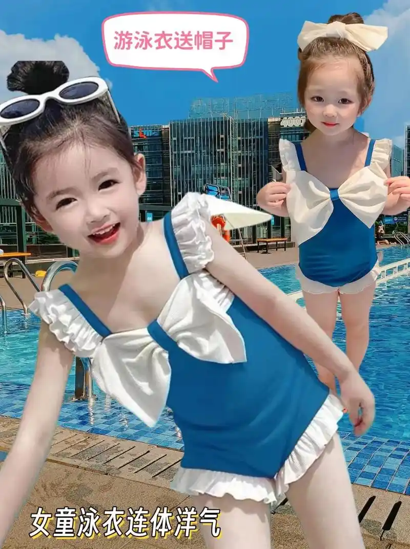 泳衣裤连体游泳服,3岁小女孩6泳装,爆款热卖中 ,夏天该有的样子 #穿美