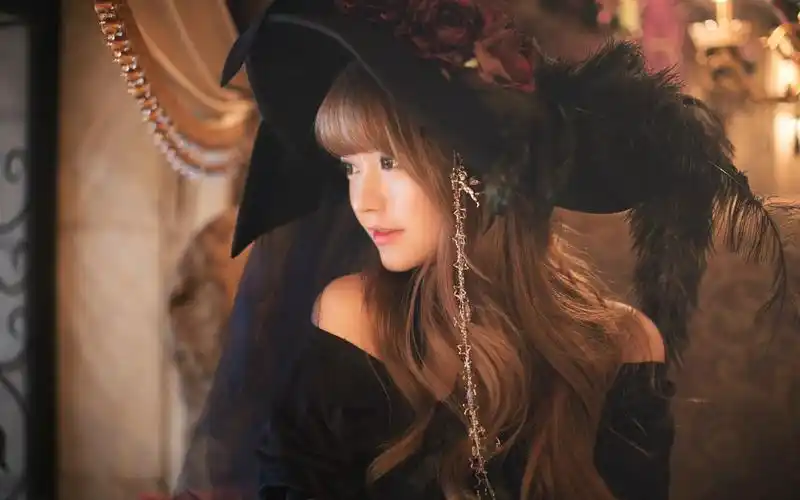 网红美女yurisa英伦风写真壁纸