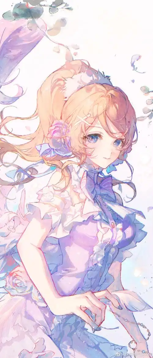 每个女孩子都好漂亮 by:抹茶專門店am #二次元少女##插画壁纸##小清新