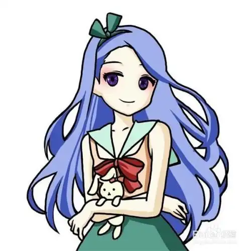 漂亮的女生简笔画教程