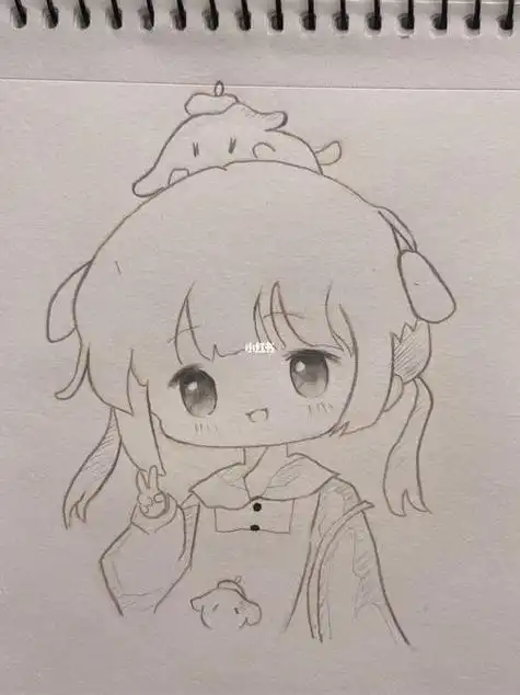 简笔素描画 简笔素描画动漫人物简单