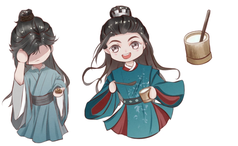 浪浪钉,山河令,古风q版,周子舒,温客行