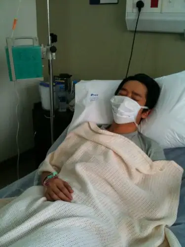 张栋梁肝部细菌感染紧急入院 取消内地行程(图)