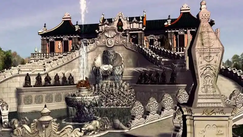 英法为什么要火烧圆明园,圆明园被毁之前的照片