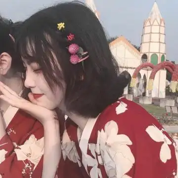 气质漂亮的真人闺蜜头像两人用