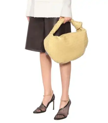 bv jodie s号皮革托特包