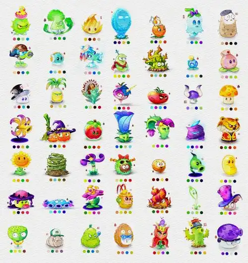 掌握秘籍合集植物大战僵尸图鉴彩铅教程