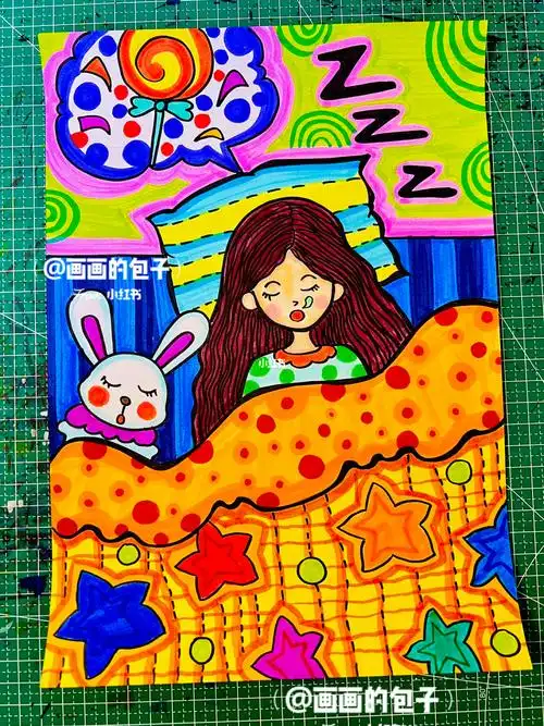 创意美术  #绘画  #儿童画  #美术  #画画  #美育  #创意儿童画