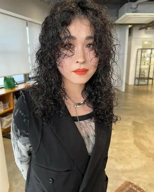 全头烫小卷真洋气