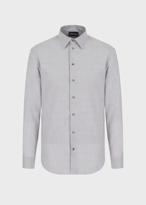 绵羊毛长袖衬衫