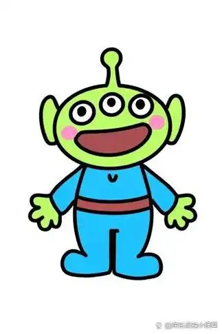 👽幼儿园神秘的外星人简笔画🚀