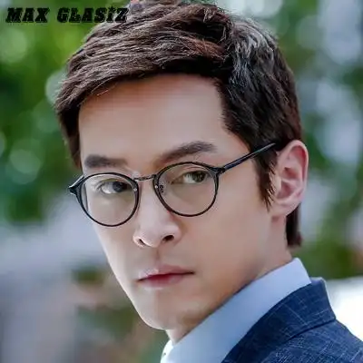 猎场胡歌同款圆形眼镜框超轻眼镜架文艺范学院风平光镜可配近视