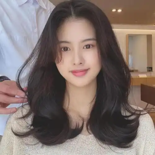 空气八字刘海方脸