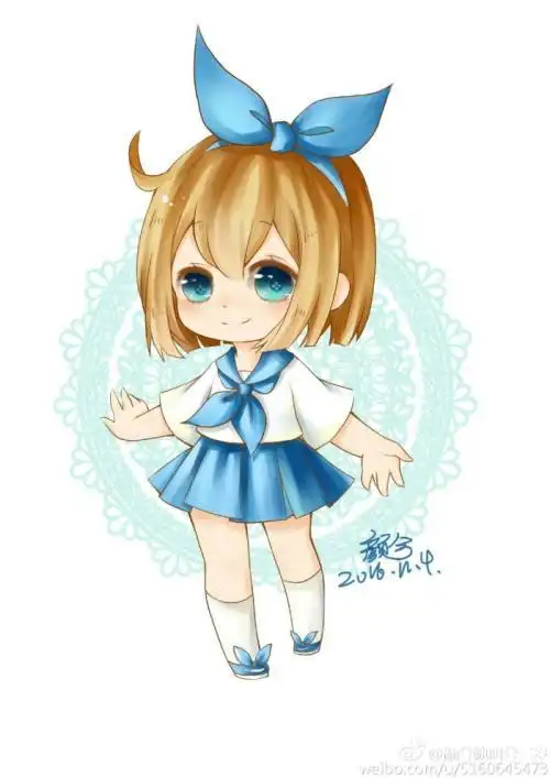 卡通简笔画q版小女生简笔画教程贪吃的小女孩简笔画双马尾女孩q版简笔