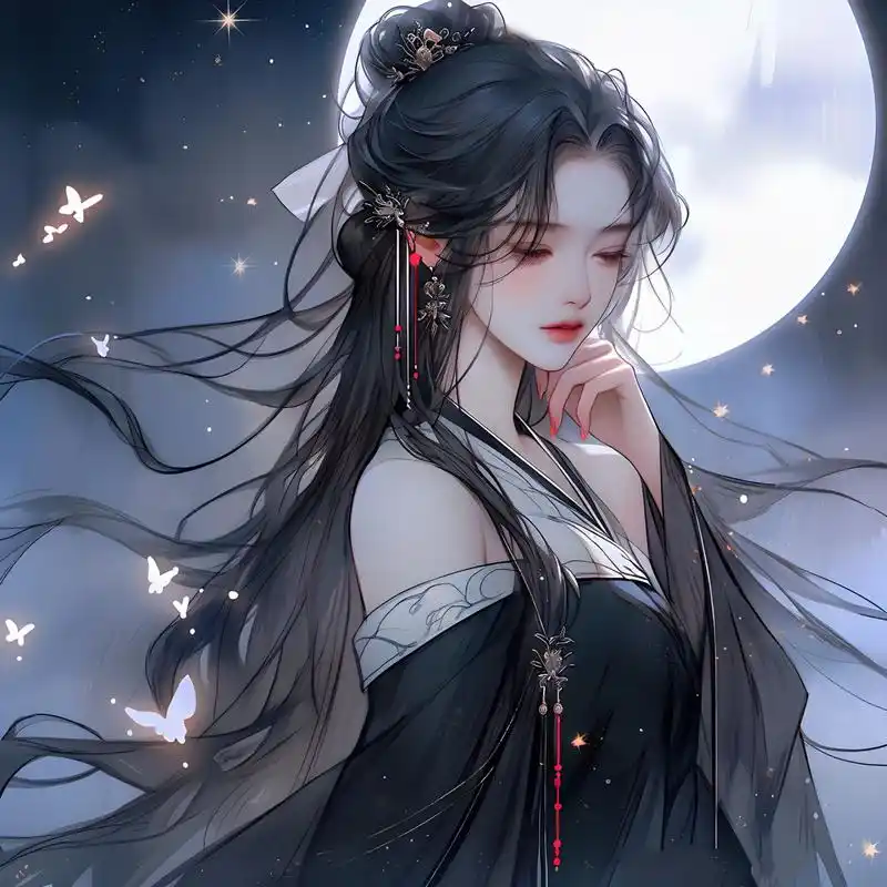 黑色系仙气飘飘的头像来啦!