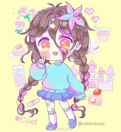 春节快乐动漫女生q版