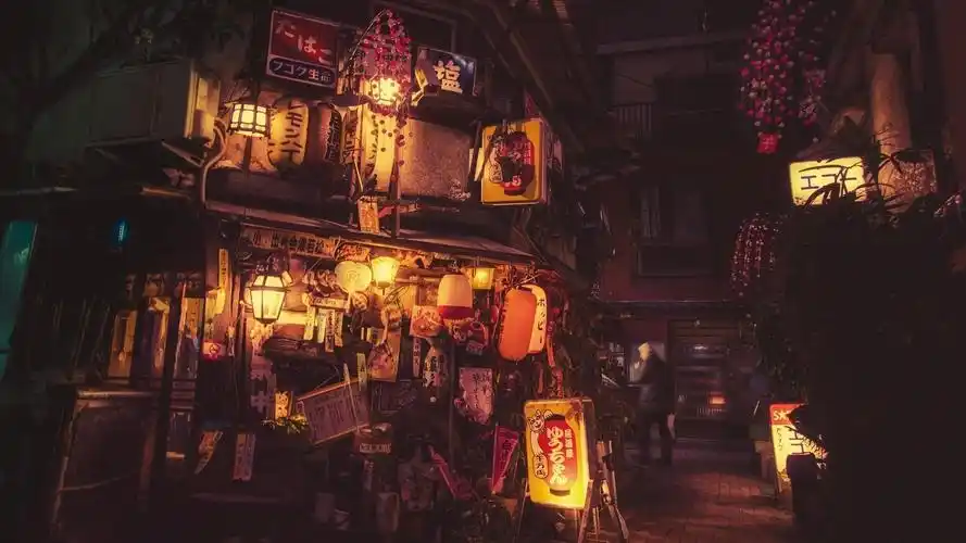 日本,夜景,繁华,电脑壁纸,壁纸日本街头夜景风景